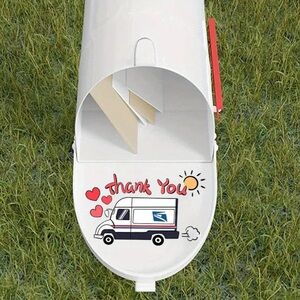🚨 Thank your mailman sticker for mailbox New